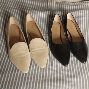2 pair Franco Sarto flats! 9M